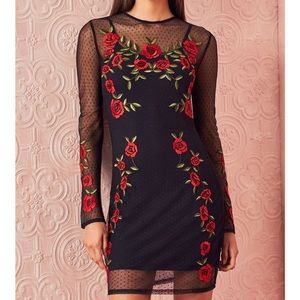 🔴SOLD Lovers & Friends Roses are Red Dress